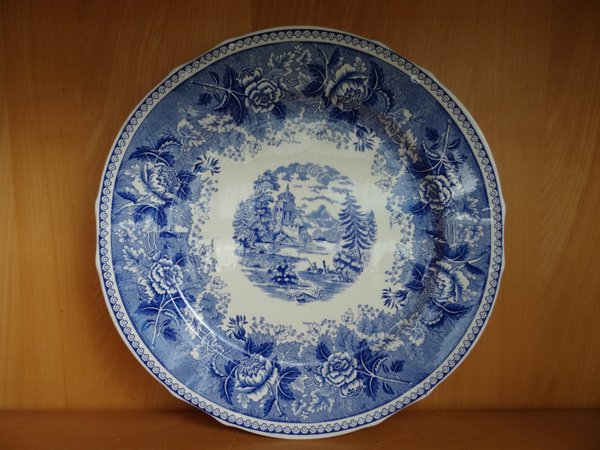 2301 Maisema blue big serving plate Arabia